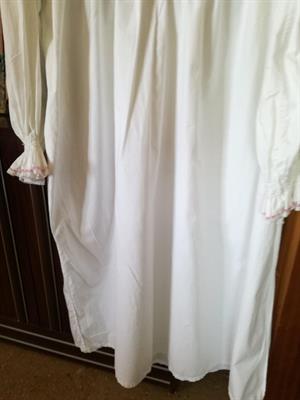 CAMICIA DA NOTTE IN COTONE, colore bianco, taglia 52 - Foto 3