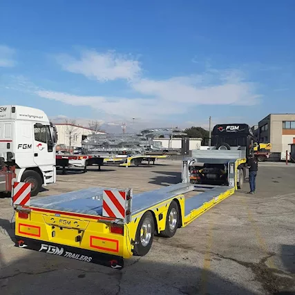 Semirimorchio culla nuovo da costruire FGM 35 2 assi