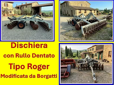 Dischiera con Rullo dentato tipo Roger Modificata Borgatti