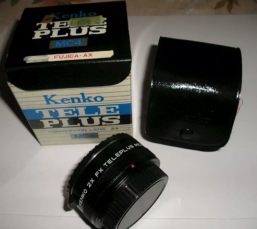 Duplicatore di focale 2X MC4 FX Teleplus Kenko per Fujica