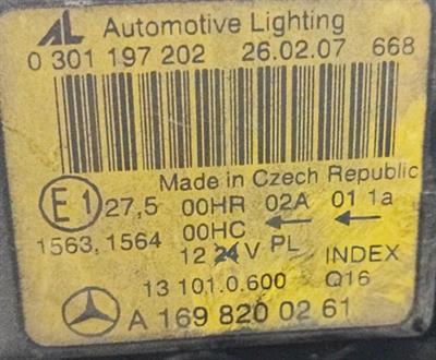 Faro Anteriore Destro Mercedes a W169 - Anteprima 1