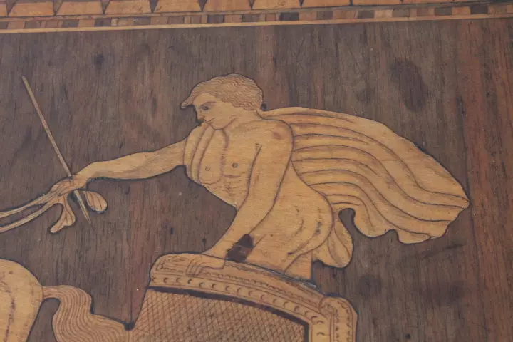 Antico tavolo Sorrento 1860 in noce - Foto 9