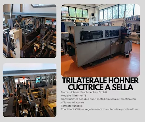 Cucitrice a sella trilaterale Hohner