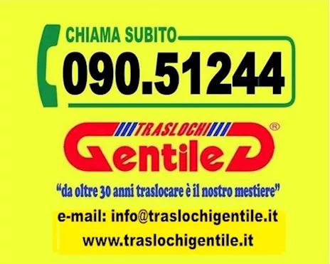 Traslochi gentile da oltre 40 anni