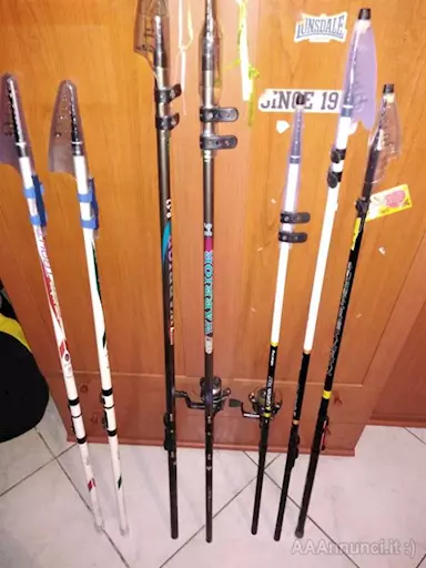 Attrezzatura pesca canne tremarelle