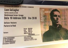 Liam Gallagher Milano - 16/02 Parterre