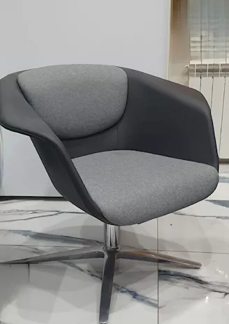 Elegante sedia poltrona, VERA PELLE ed acciaio cromato sedus - Foto 5