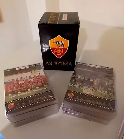La storia della AS Roma, collezione di 10 DVD
