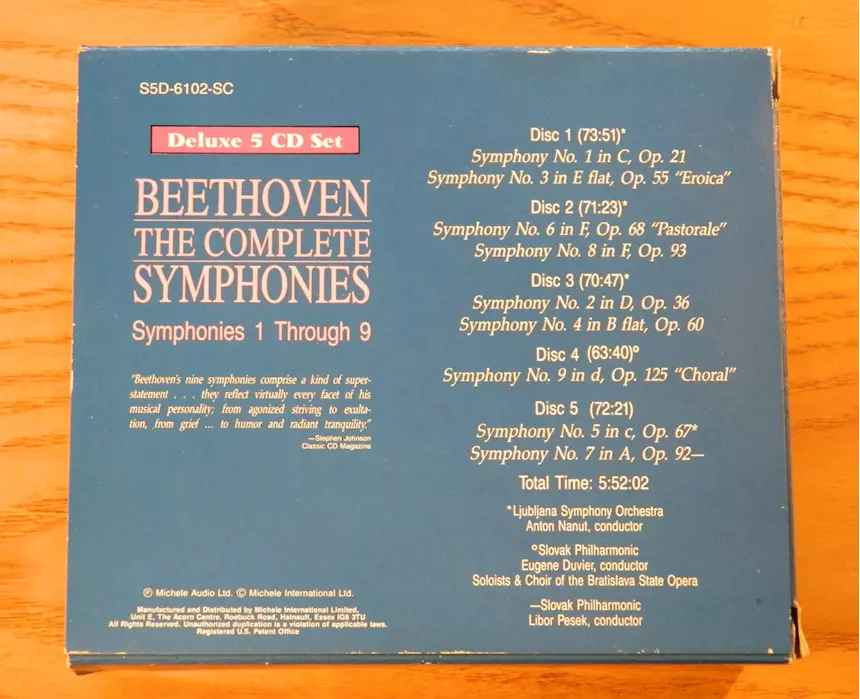 Foto 4Beethoven, The Complete Symphonies, Stradivari Classics