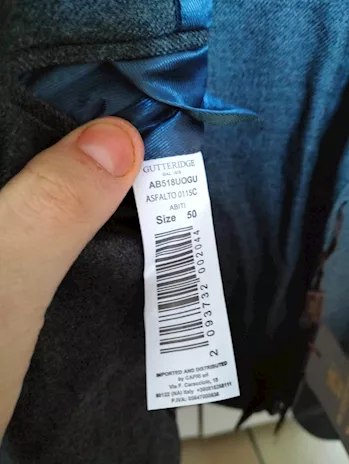 Abito/completo uomo taglia 450, colore asfalto - Foto 2