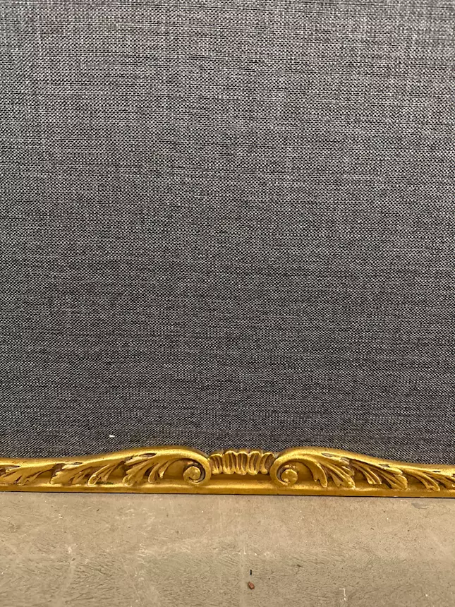 Antica testiera dorata foglia oro '900 - Foto 9