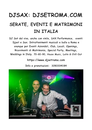 Feste matrimoni Roma Dj Service con lunga esperienza - Anteprima 2