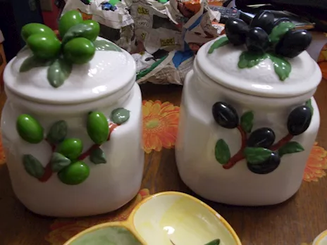 Set per olive in ceramica - Anteprima 3