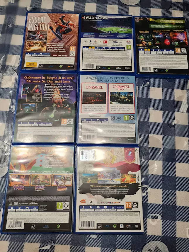 Foto 3PS 4 giochi, come nuovi