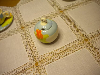 Centrotavola bianco fatto a Mano in cotone/lino, prezzo trattabile - Foto 5
