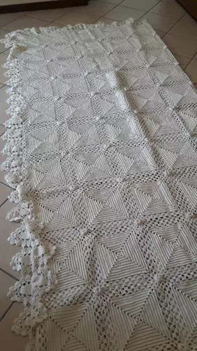 Coperta Sarda, color bianco - Anteprima 1