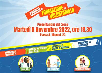 Corso di Formazione al Volontariato
