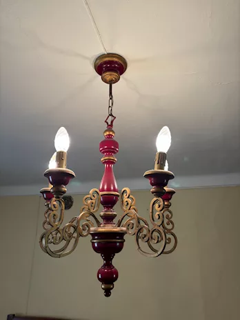 Lampadario vintage italiano