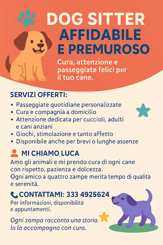 Dog sitter