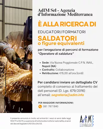 Formatori/Educatori Saldatori