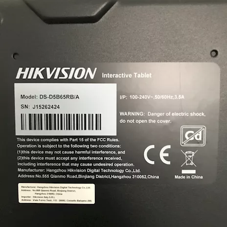 Monitor Interattivo HIKVISION DS-D5B65RB/A - Anteprima 2