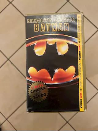 cassette usate. Batman film