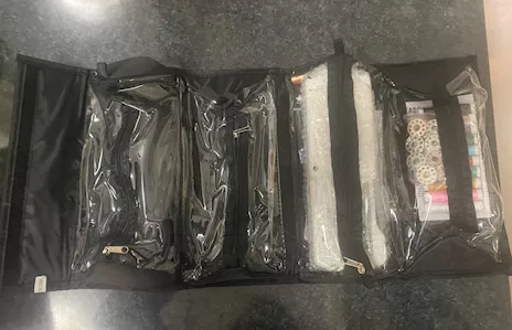 Beauty Case Roll Magic riavvolgibile, colore nero - Foto 6