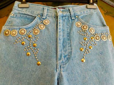 Jeans donnJeans donna LES COPAINS taglia 42, stupende borchie