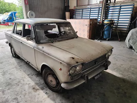 Fiat 1500 per restauri con documenti del 1972