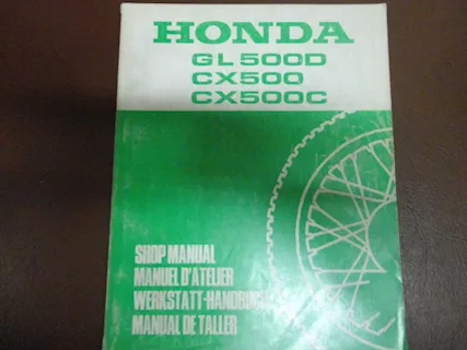 GL500D CX500 CX500C MANUALE