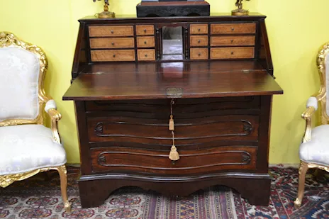 Antica ribalta stile barocchetto lombardo