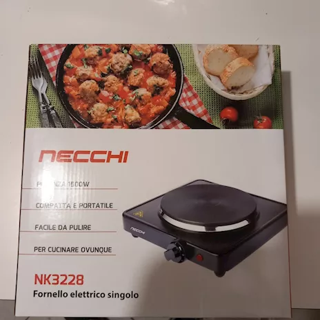 Necchi Fornello Elettrico Singolo NK3228