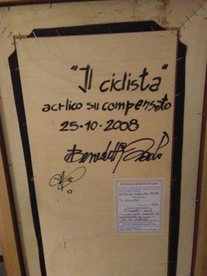 IL CICLISTA cm. 27x85 - Foto 2