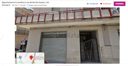 Appartamento 1°piano ad angolo