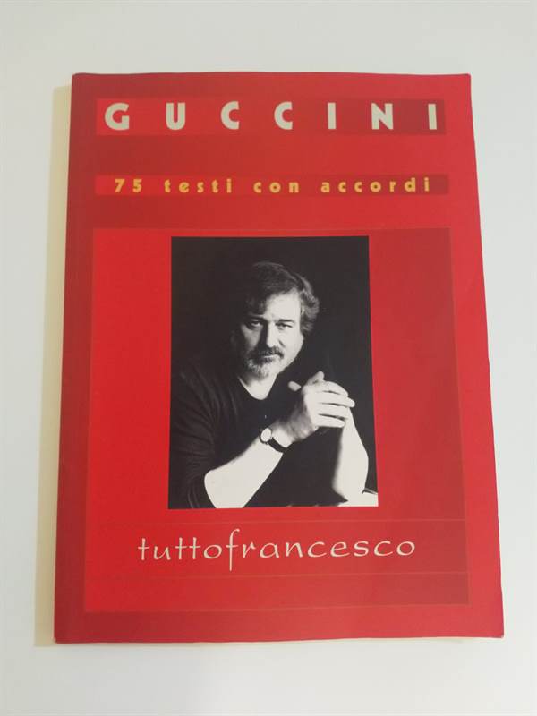 Spartito accordi per chitarra di Francesco Guccini, ottimo stato
