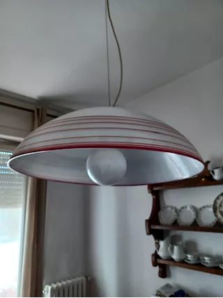 Lampadario in vetro di Murano