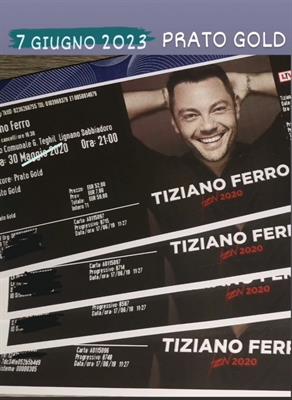 4 biglietti Tiziano Ferro