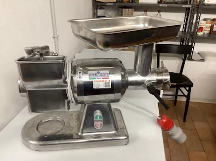 Tritacarne - Grattugia del 12 Inox - Trifase - CE