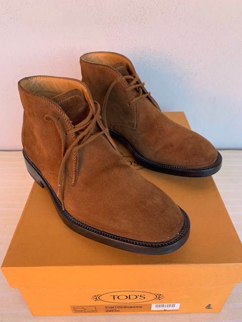 TOD’S SCAMOSCIATE ORIGINALI, color cuoio, ottimo stato