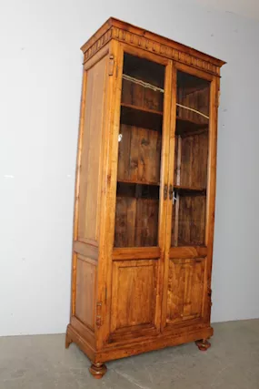 Antica credenza libreria Toscana, XIX sec, restaurata