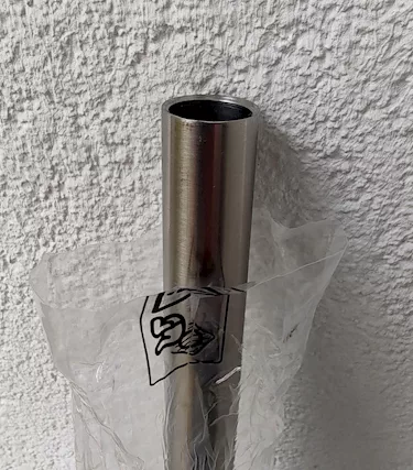 Tubi INOX tondi 16x1,5 mm. - cm. 101,5 - satinati