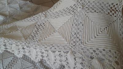 Coperta Sarda, color bianco - Foto 2