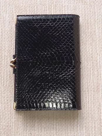 Portafoglio donna in vera pelle con portamonete