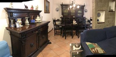 Sala da pranzo stile fiorentino rinascimentale primi '900