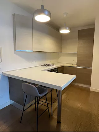Cucina angolare compresa di elettrodomestici