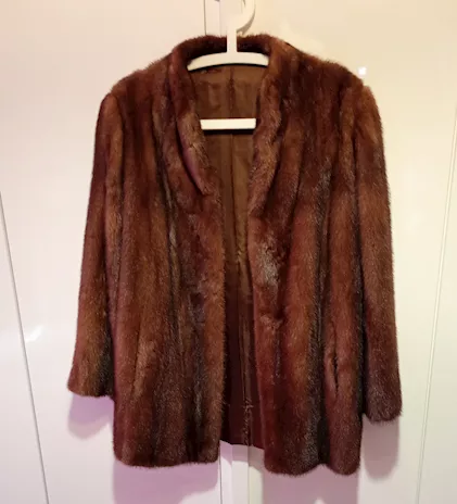 Giacca pelliccia visone
