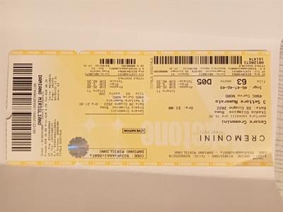 Cesare Cremonini Roma Olimpico