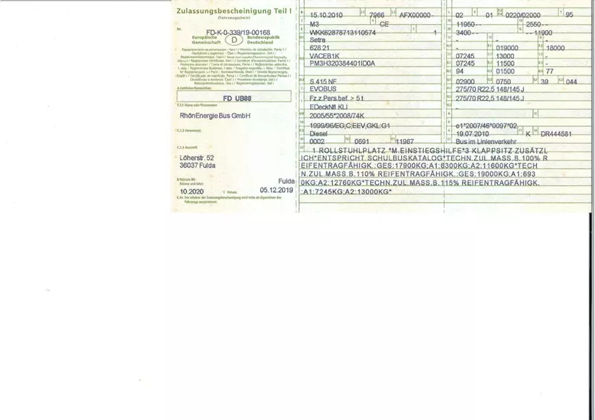 Foto 10Evobus Marca Setra S 415 NF, tipo cambio