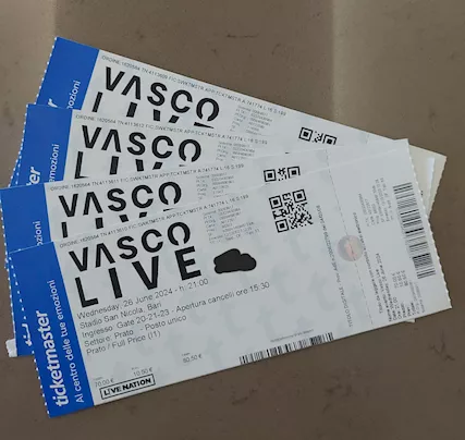 Biglietti Vasco Rossi