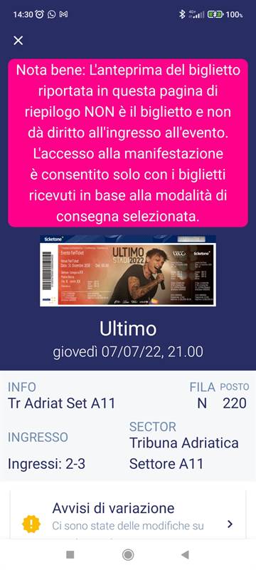 Foto 2Biglietti Ultimo